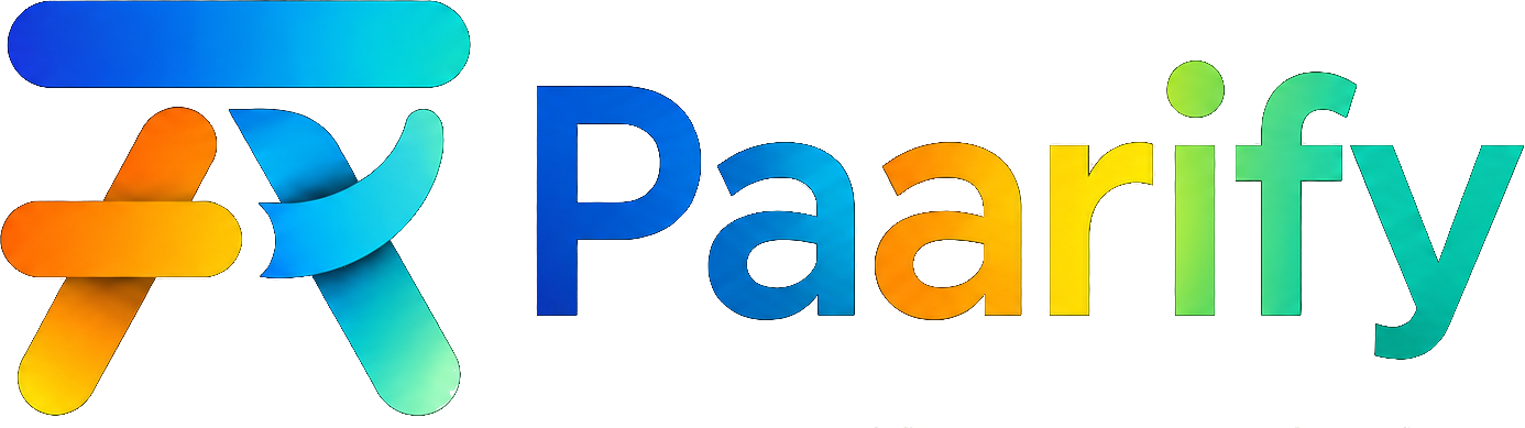 Paarify primary logo, mark and wordmark
