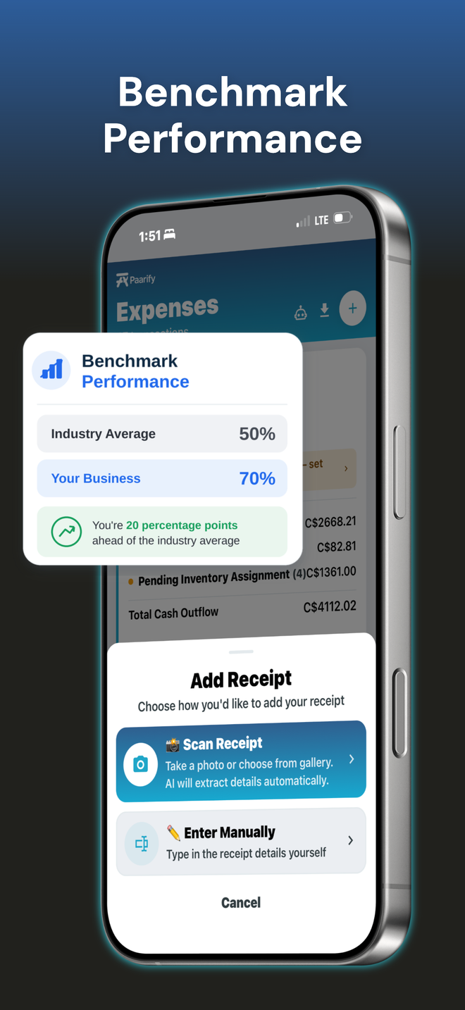 Paarify Benchmarks and capture screen